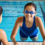 수영강사 고객 유지 전략 - **Prompt 1: Personalized Guidance and Trust Building**
    A warm, compassionate female swimming ins...